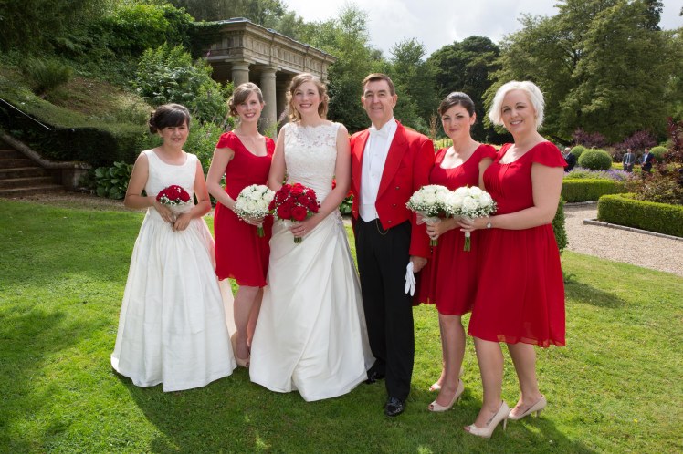 Glen with Bride and Bridesmaids